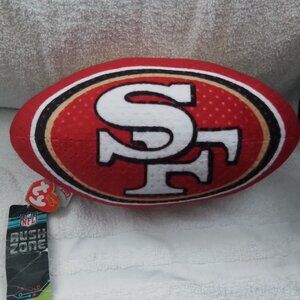 Ty 49ers Beanie Ballz Rush Zone football